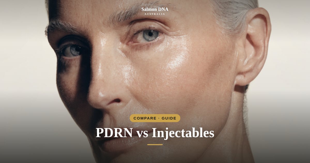 PDRN salmon DNA versus anti wrinkle injections and fillers