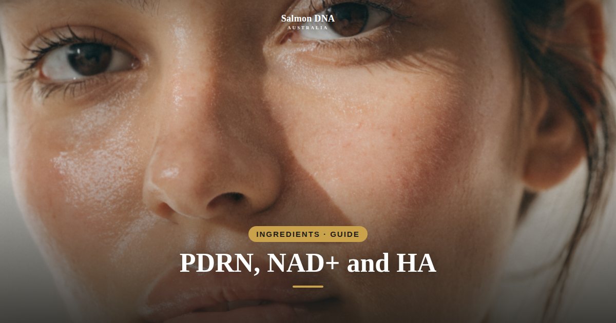 PDRN, NAD and hyaluronic acid for skin health