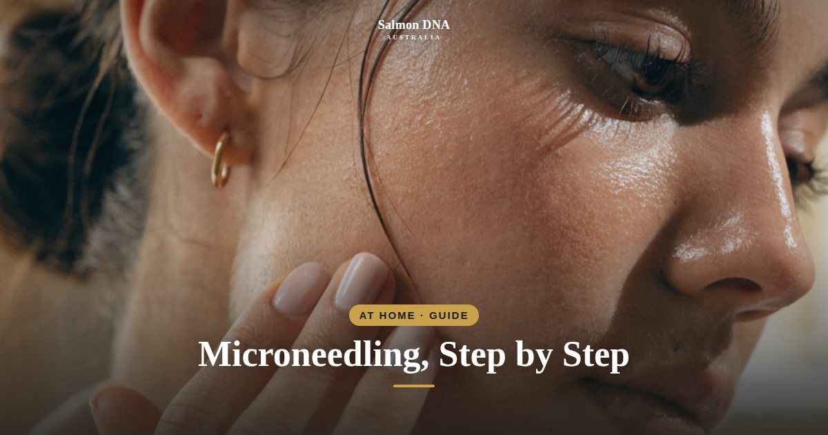 Microneedling at home, how to prepare perform and care for your skin