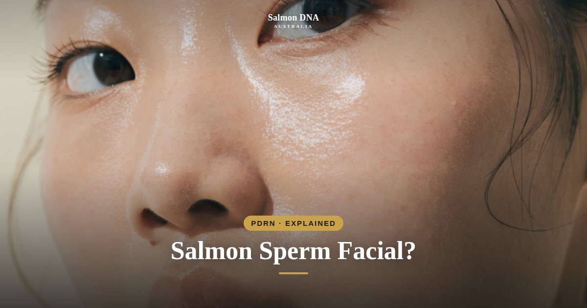 Salmon sperm facials and salmon DNA skincare explained