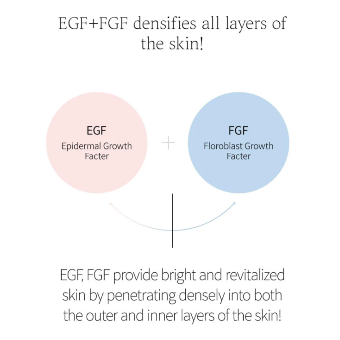 1.st NEFER TI TI skinbooster solution with EGF and FGF for bright, revitalized, and hydrated skin penetration on all skin layers