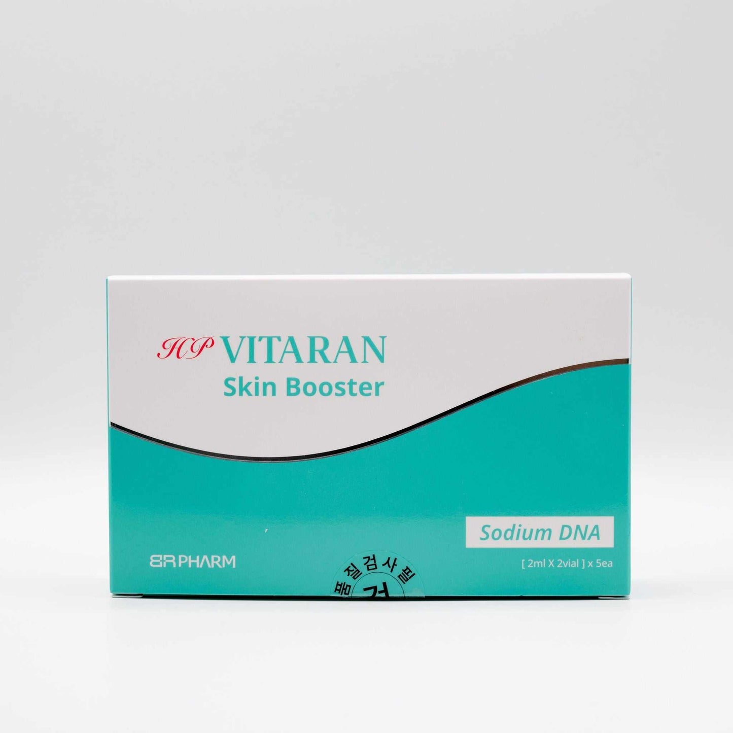 HP VITARAN Salmon DNA Skin Booster with HA box packaging for skin hydration and anti-aging treatment
