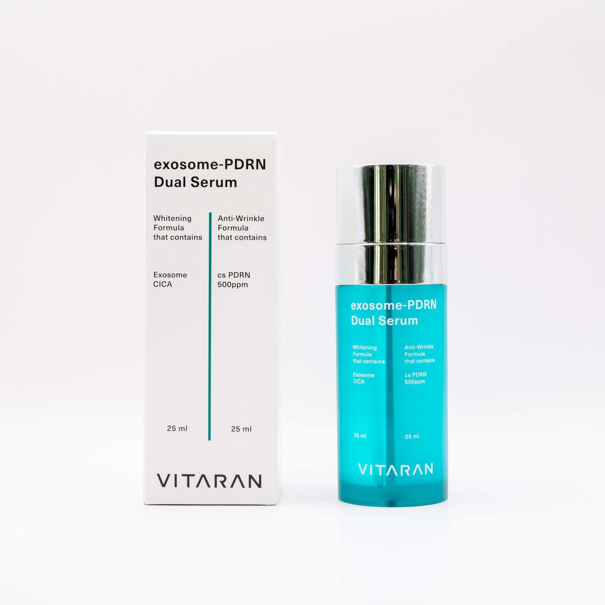 Vitaran Three Step Healing Series exosome-PDRN Dual Serum with salmon DNA for skin repair and hydration