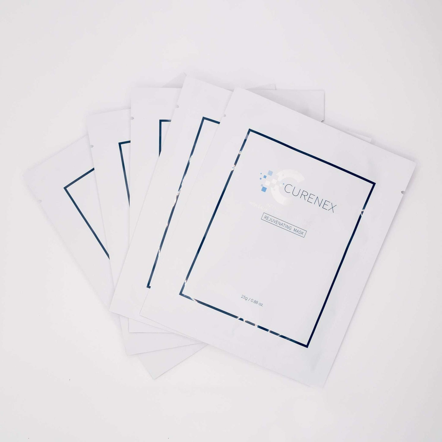 Curenex Salmon DNA Masks pack of five Korean skincare facial masks for anti-aging and skin hydration