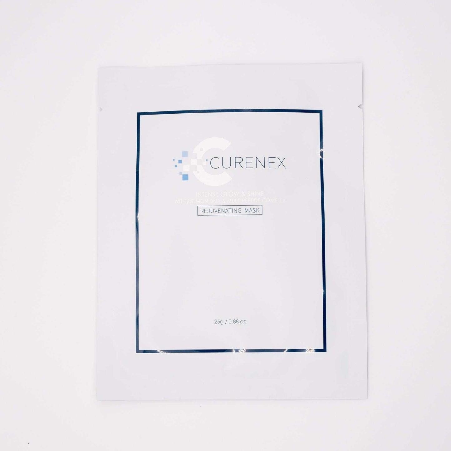 Curenex Salmon DNA rejuvenating face mask in white packaging for anti-aging skincare