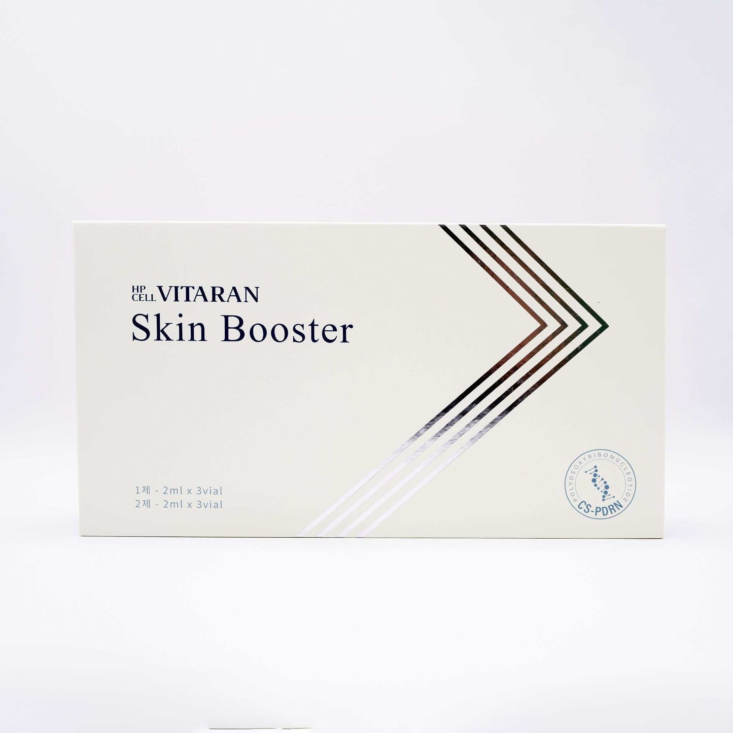 HP Cell VITARAN Salmon DNA Skinbooster box with sleek white design and product name on front