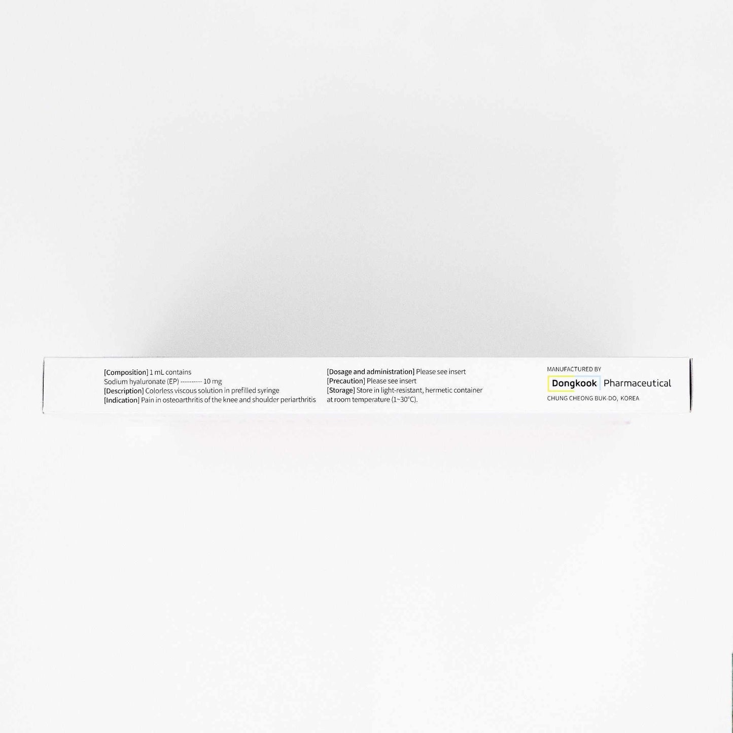 Hyaron Skin Booster box packaging with 10 prefilled 2.5ml syringes for microneedling and skin hydration treatment