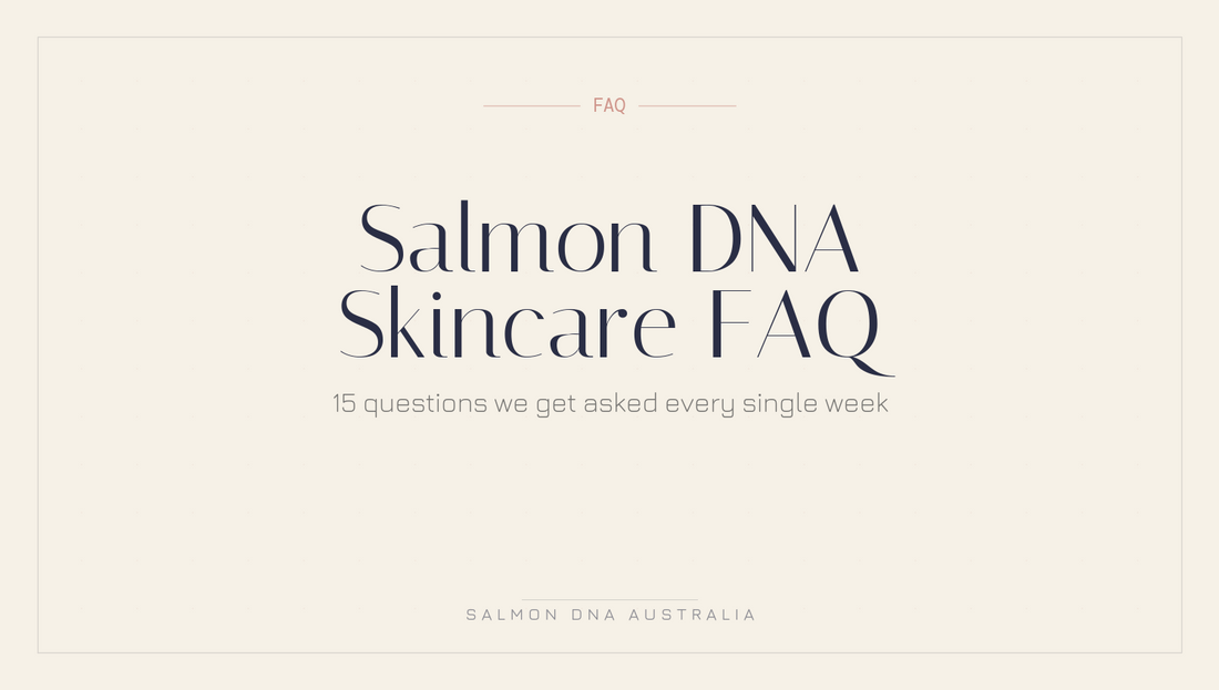 Salmon DNA skincare frequently asked questions about PDRN for Australian consumers