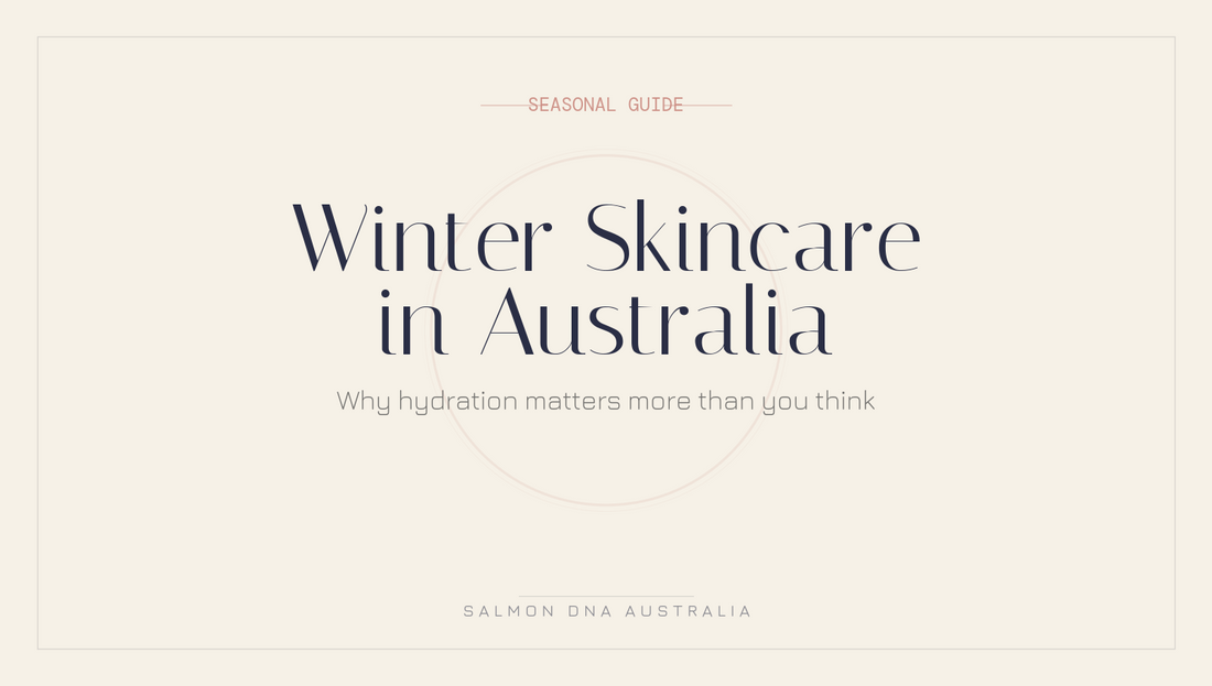 Winter skincare barrier protection in Australia showing how cold dry air affects skin hydration