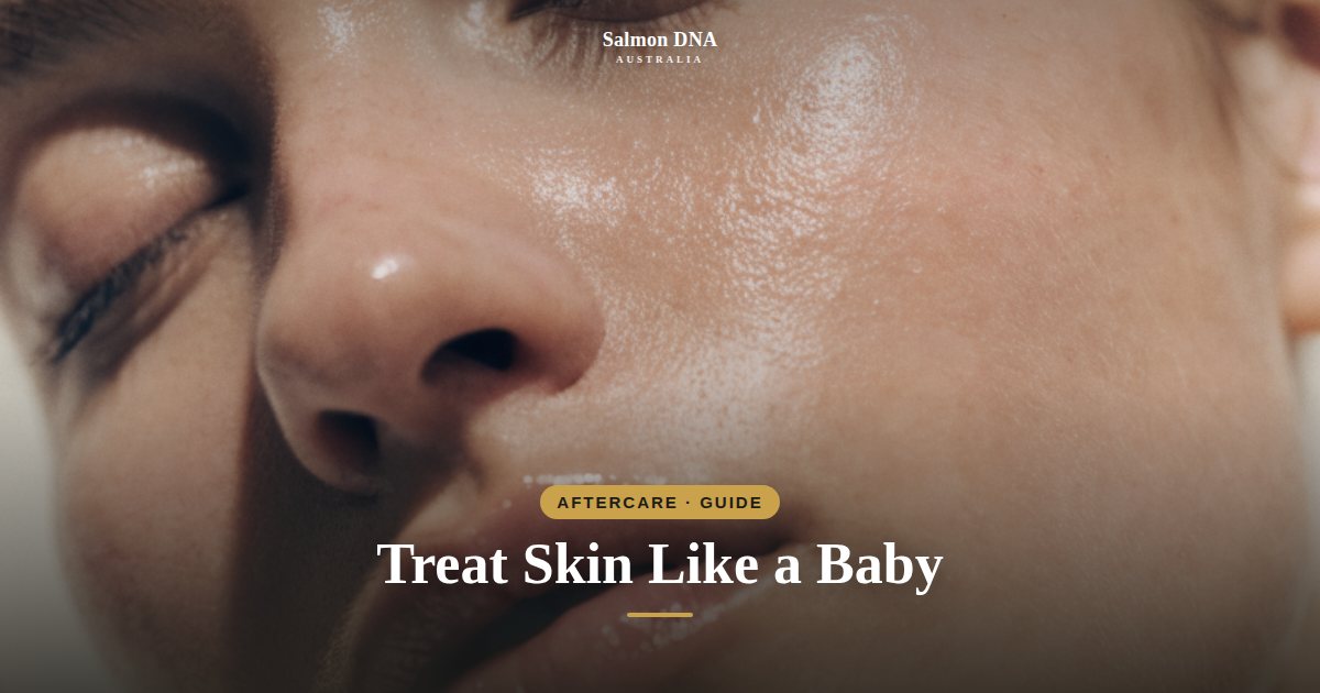 Microneedling aftercare, treat your skin like a baby