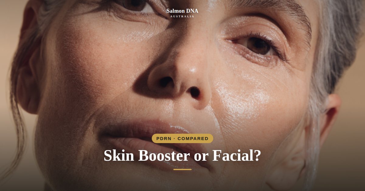 PDRN skin booster vs traditional facial