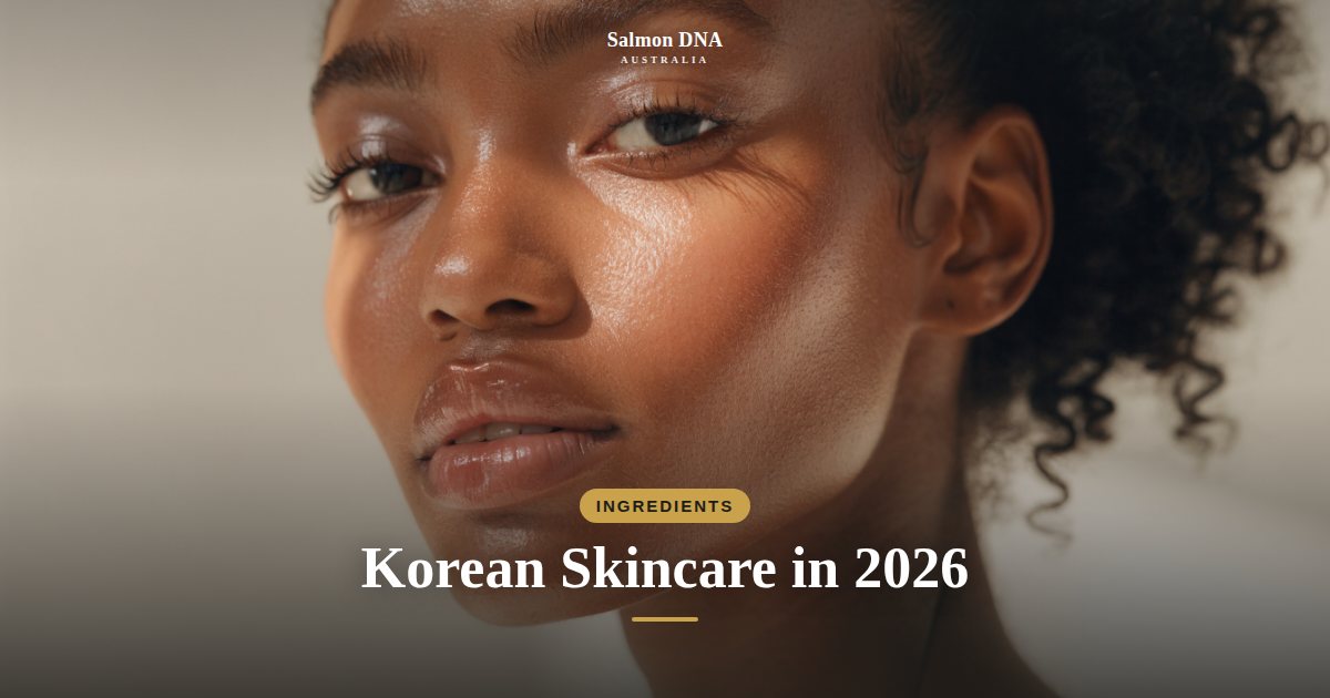 Korean skincare ingredients 2026, Salmon DNA Australia