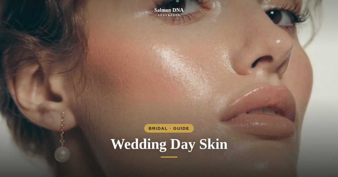 Wedding day skin, salmon DNA prep routine