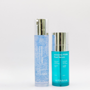 VITARAN Morning & Night Serum Duo with Azulene and PDRN Exosome bottles on white background