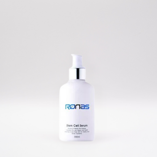 200ml Ronas Stem Cell Serum bottle for anti-aging and hydration skincare