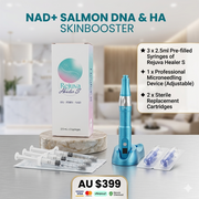 Biocellular Renewal System NAD+ Skin Booster and Digital Induction Kit with Rejuva Healer S serum and wireless micro-induction device