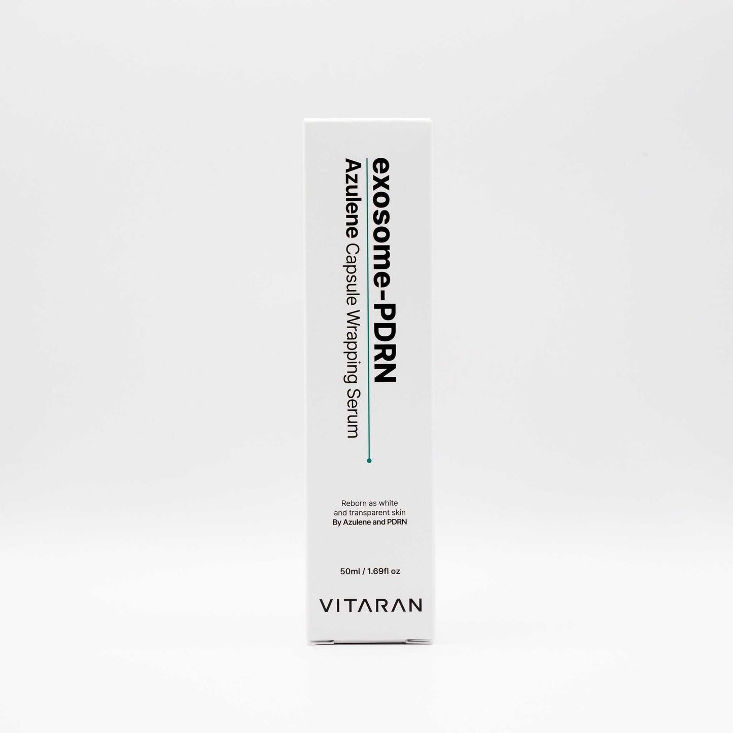 VITARAN Salmon DNA Exosome Azulene Serum 50ml box packaging for advanced skin rejuvenation and anti-aging serum