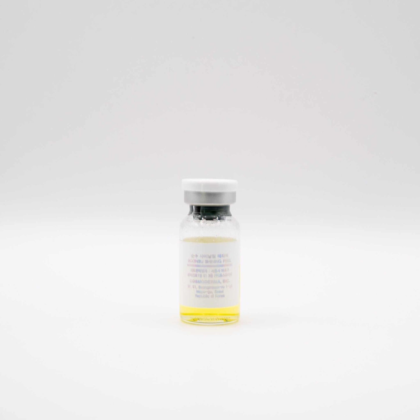 Soonsu Shining Peel vial with dual-phase retinol and TCA formula for skin renewal and brightening