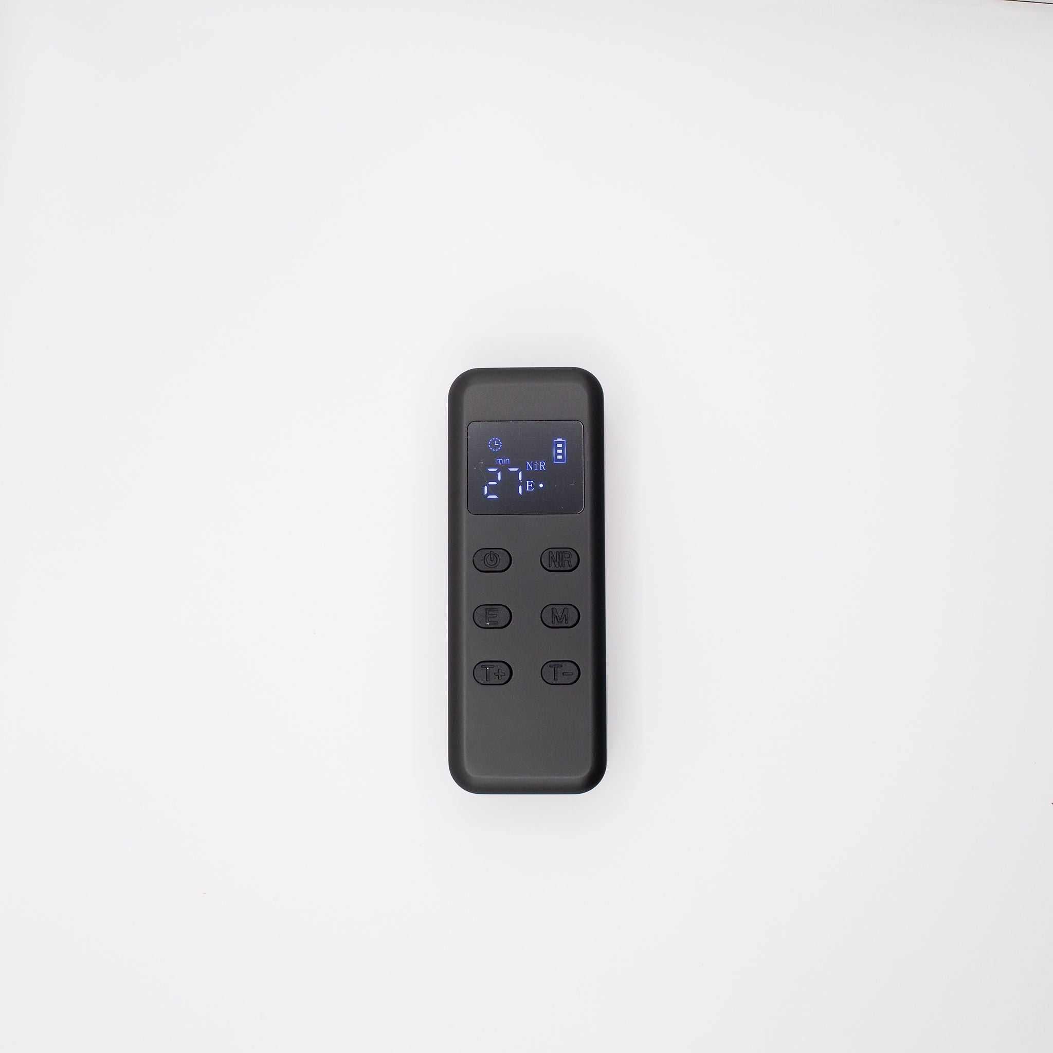 Digital remote control for Holiday Microneedling & Skin Booster Ritual Set with LED display and six buttons