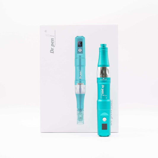 Salmon DNA Microneedle Bundle with Dr Pen A6S Ultima, cartridges, skin booster, masks, and numbing cream for at-home microneedling.