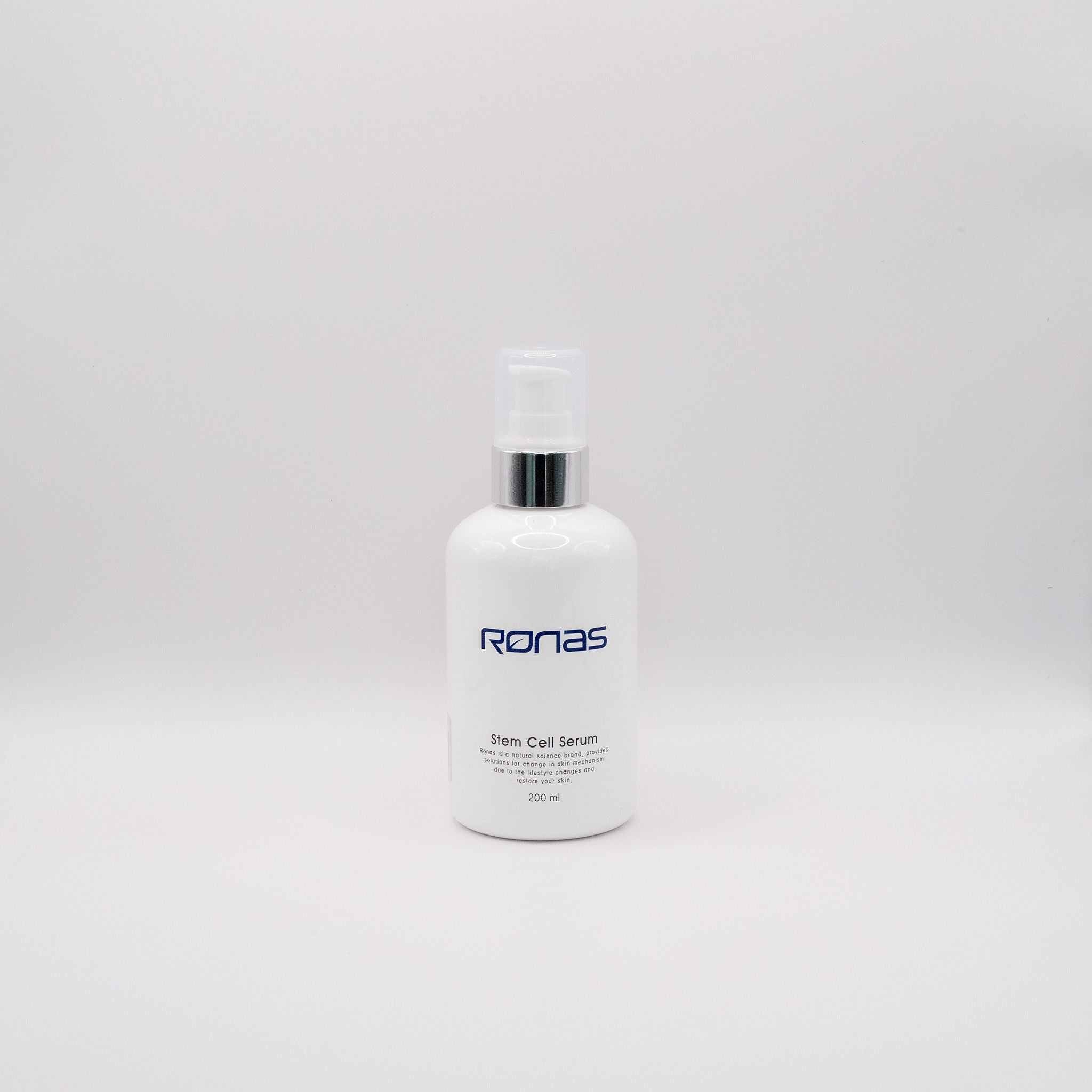 Ronas Stem Cell Skincare set bottle of serum for anti-aging and skin rejuvenation