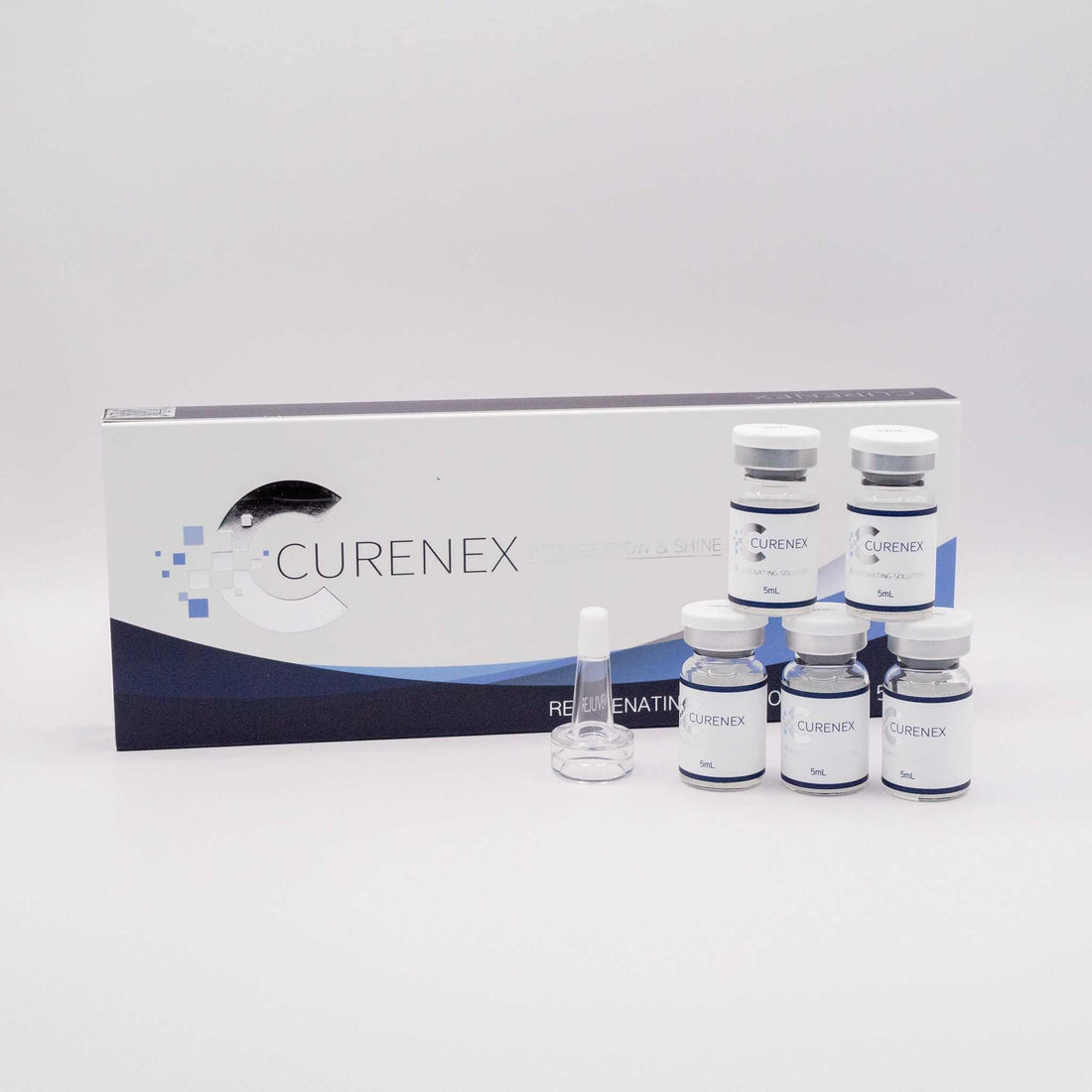 CureNex Intense Glow & Shine Skin Booster single 5ml ampoule with salmon DNA