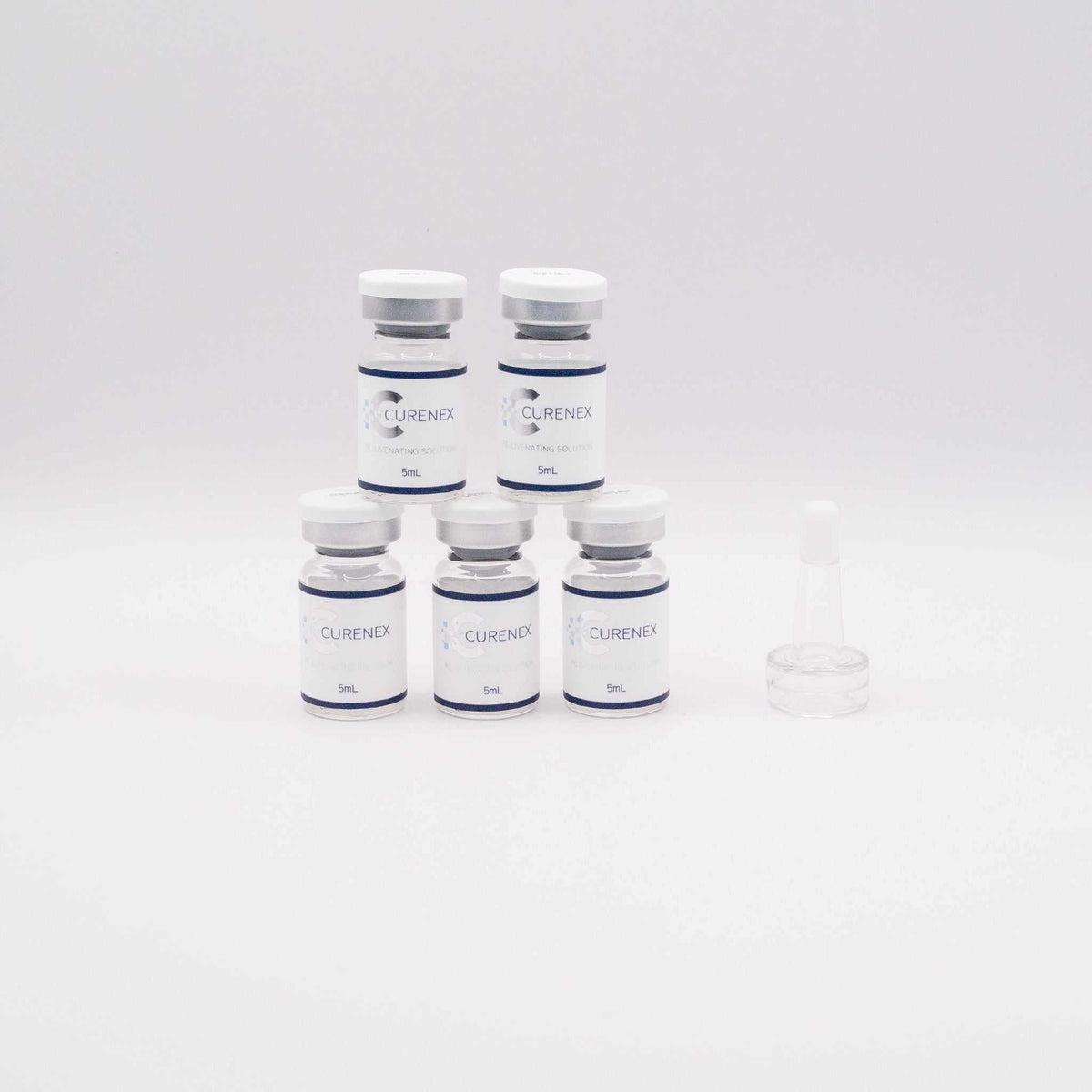CureNex Intense Glow & Shine Skin Booster ampoules with Korean peptides