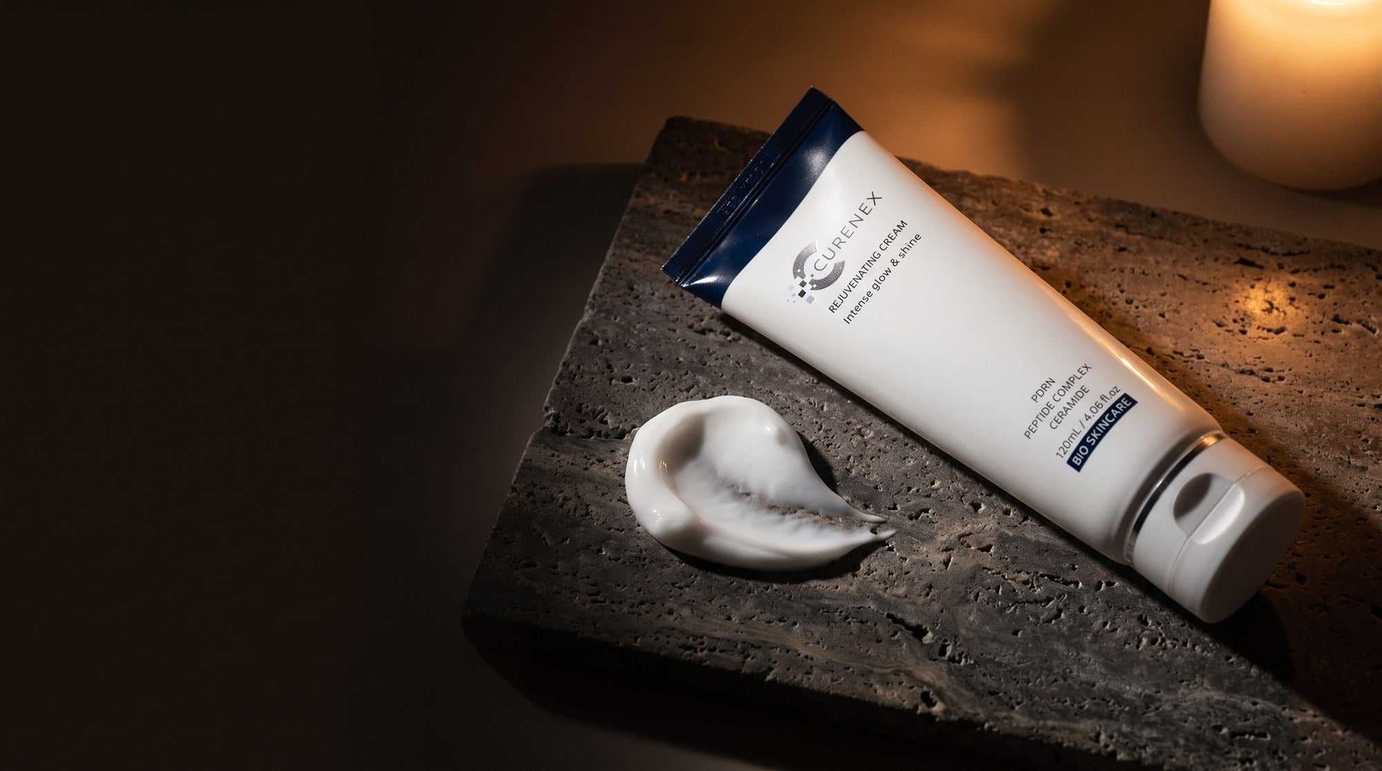 Curenex rejuvenating face cream 120ml benefits with salmon DNA PDRN for plump hydrated skin