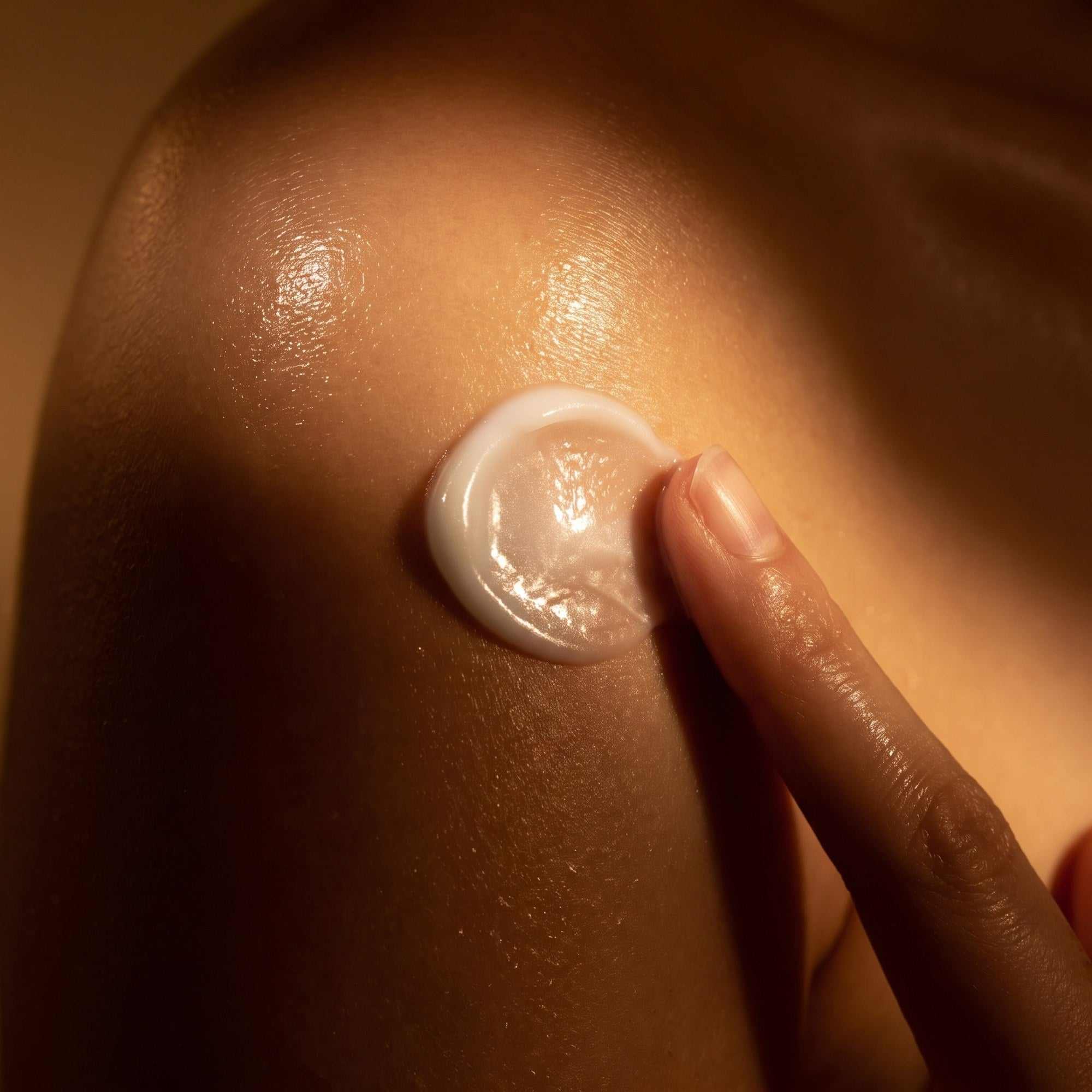 Salmon DNA PDRN rejuvenating cream smoothed onto skin for a dewy hydrated finish