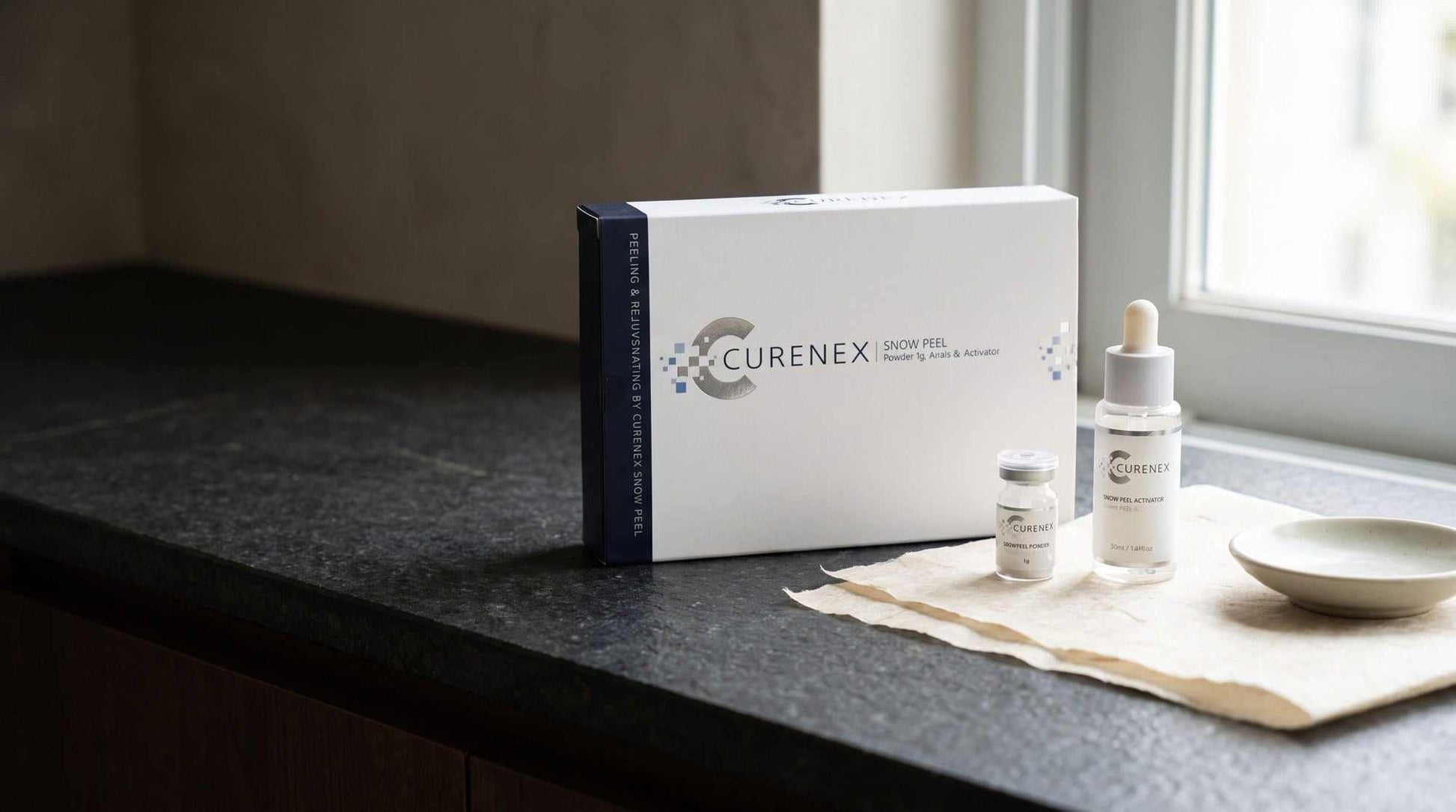 The Overnight Salmon DNA Spicule Snow Peel and Capsule Cream skincare set with Salmon DNA Sheet Masks