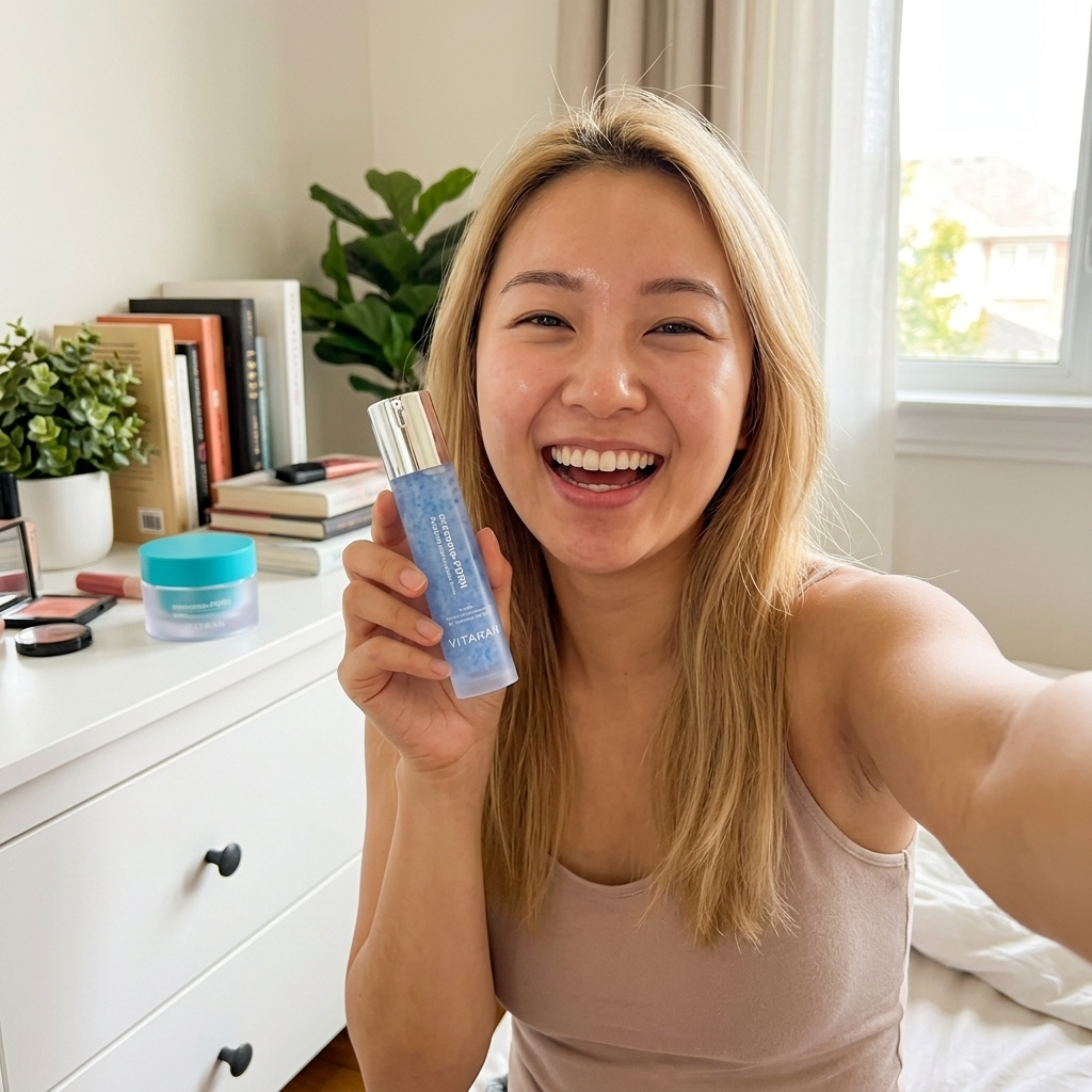 VITARAN Exosome & Salmon DNA Day and Night Duo Azulene Serum and Capsule Cream for glowing, nourished skin