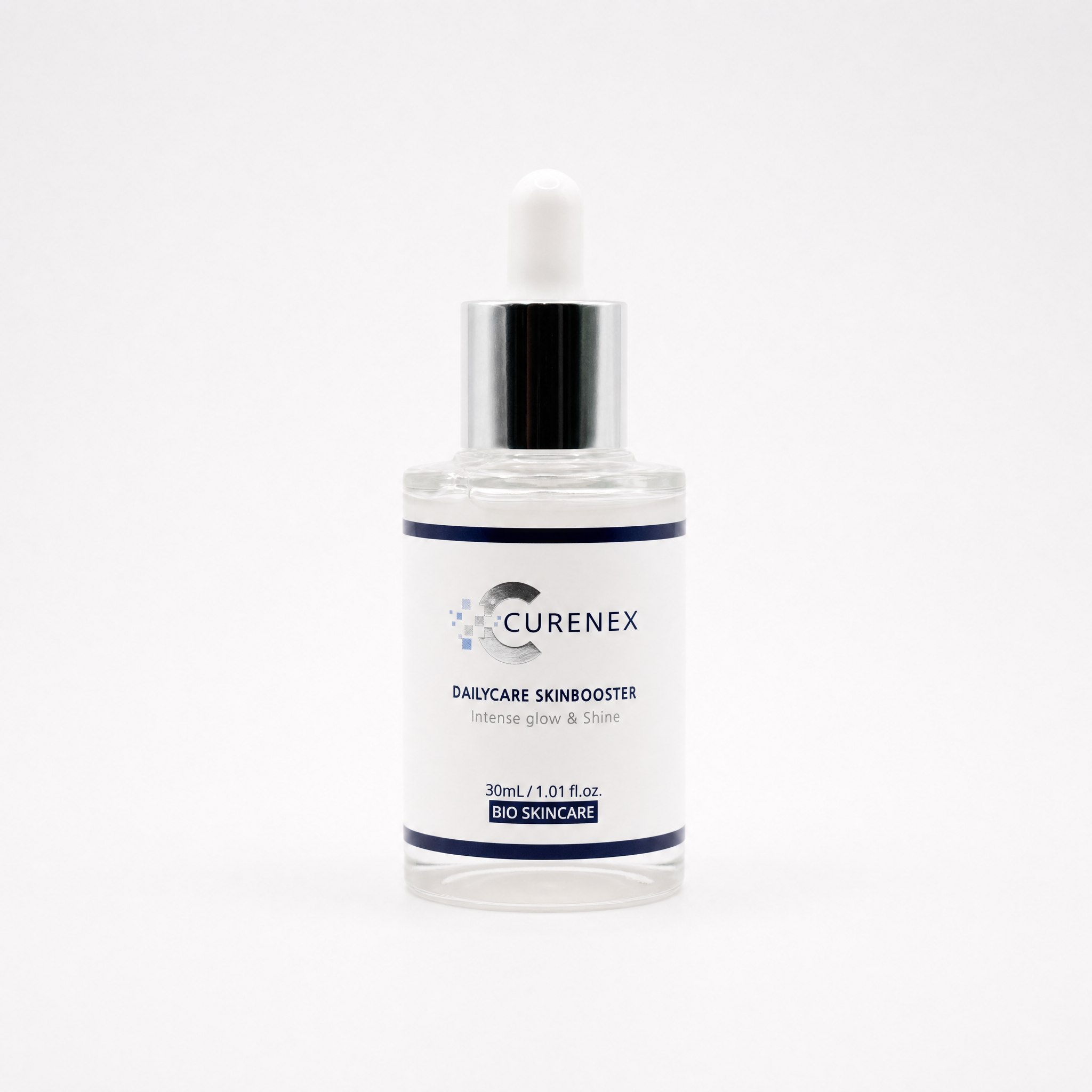 Curenex Salmon DNA Daily Serum bottle on a Gold Coast Australia backdrop for glowing skin