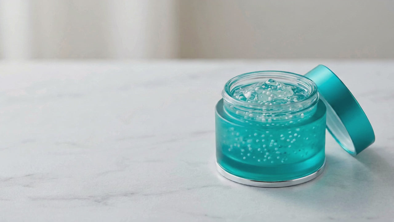 Load video: Vitaran exosome PDRN capsule cream video showing the glossy texture swirling for a hydrated glow