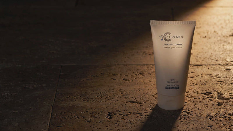 Hydrating Facial Cleanser hero video showcasing the 150ml PDRN and salmon DNA bottle