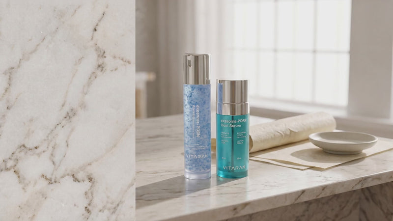 Vitaran Morning and Night Serum Duo origin story clip on its exosome formula