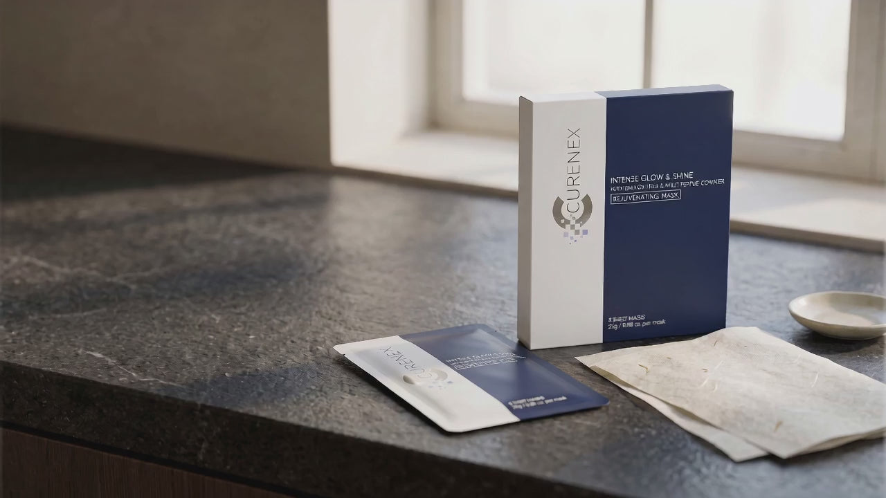 Load video: Curenex Salmon DNA sheet mask origin video telling the story behind the Korean skincare masks