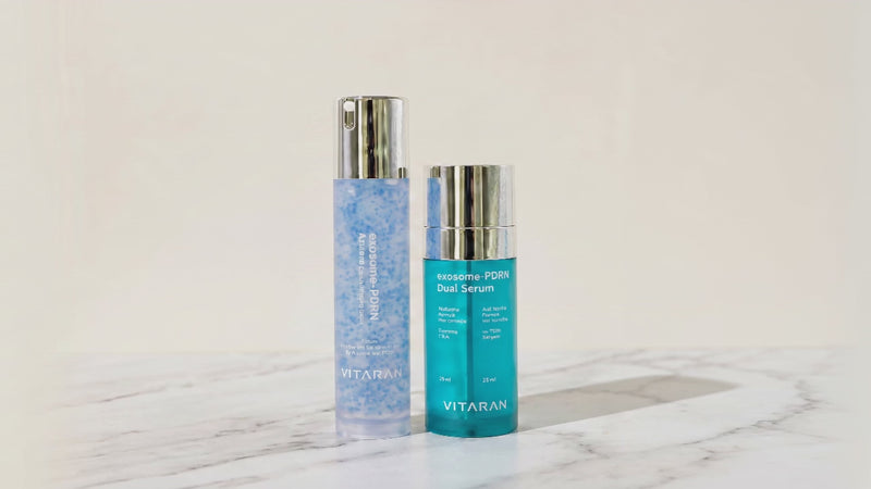 Vitaran Morning and Night Serum Duo hero clip showcasing dewy glowing skin