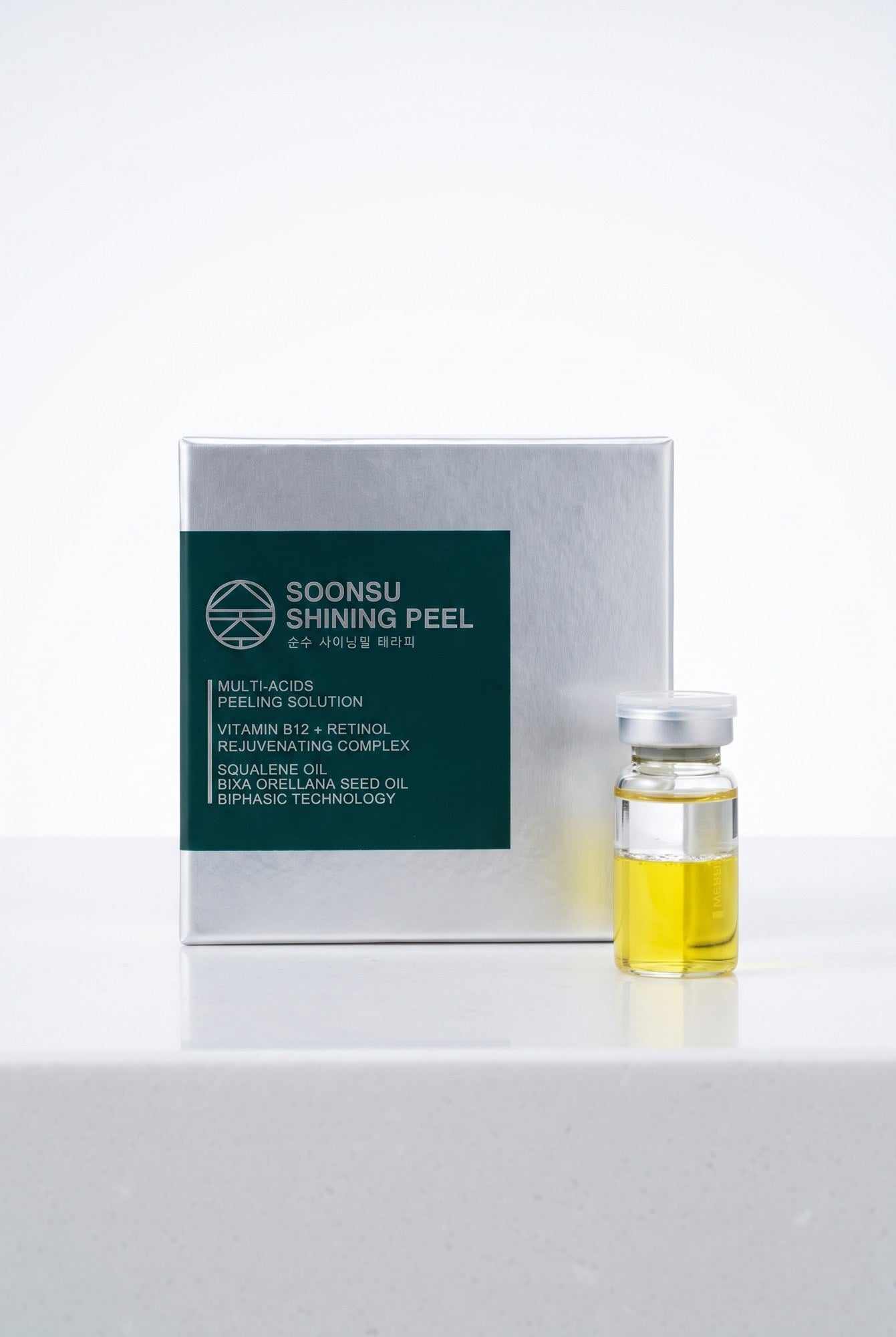 Soonsu Shining Peel mobile hero of the retinol peel available as a skin booster in Australia