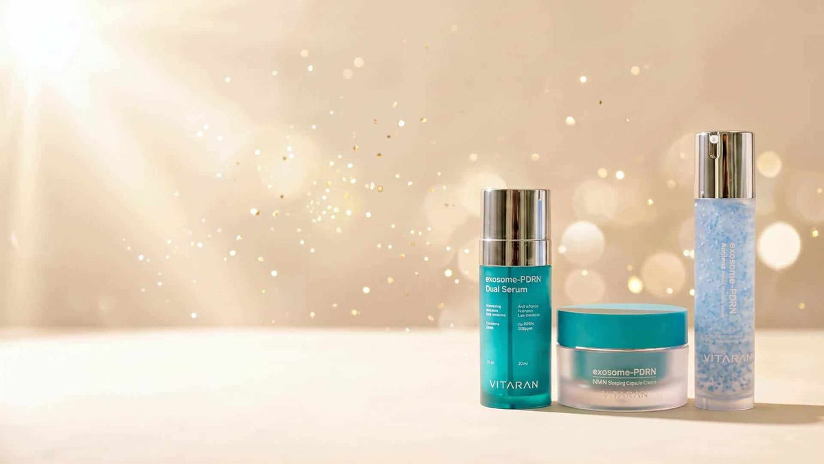 Vitaran Three Step salmon DNA skincare set with serum and cream