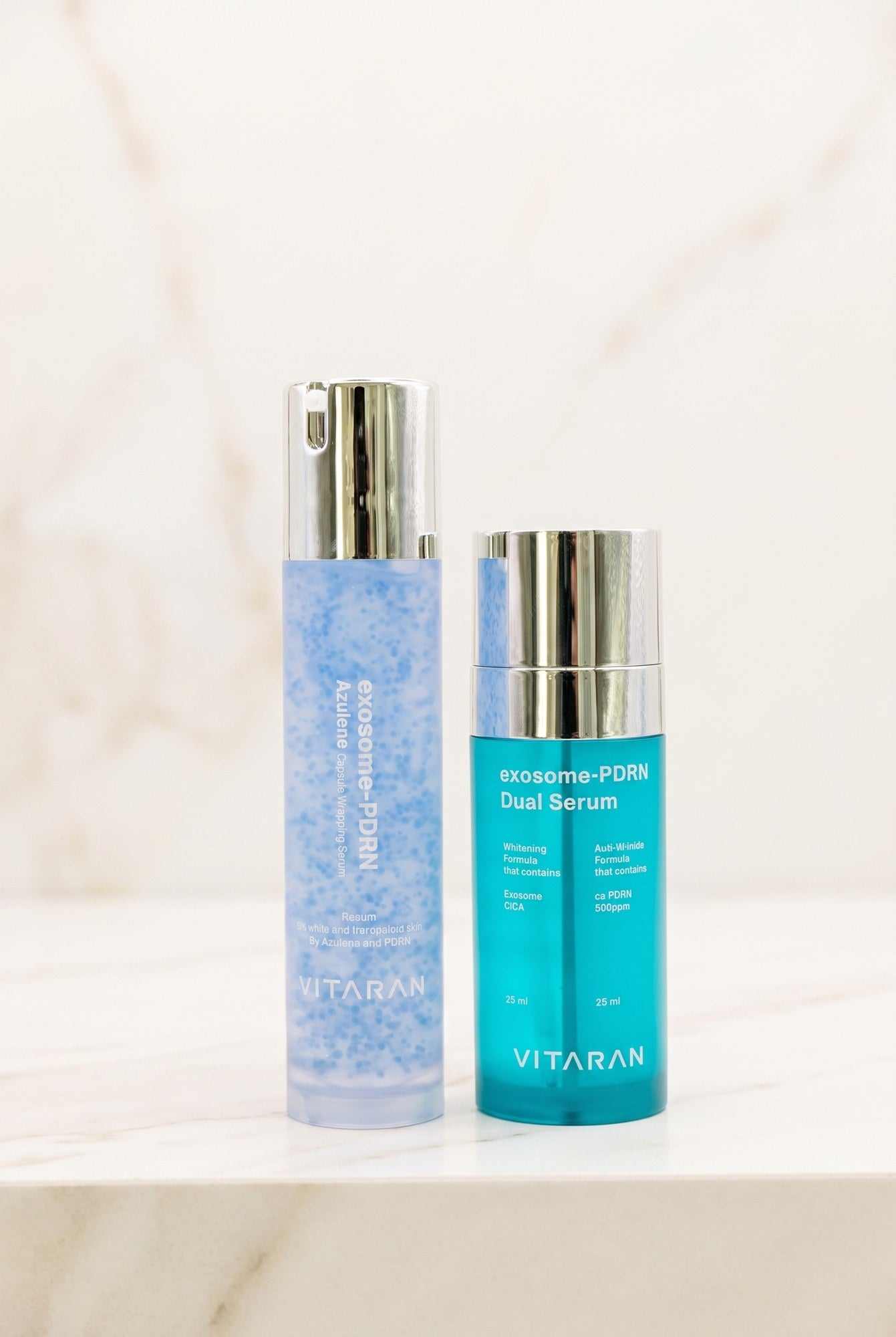 VITARAN Morning & Night Serum Duo with Azulene and PDRN for calm, firm, and radiant skin
