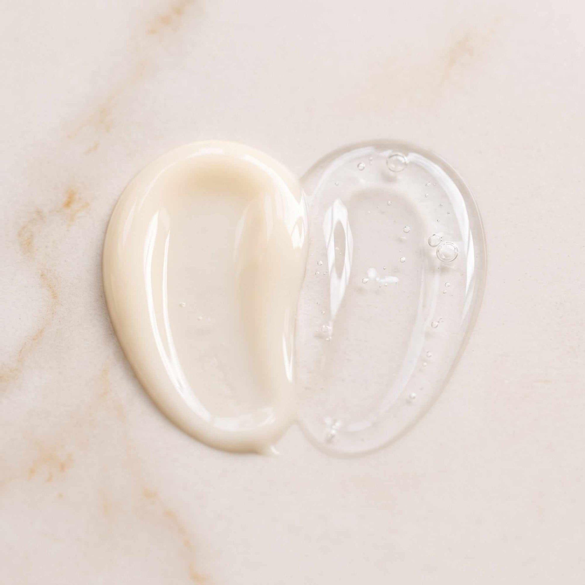 VITARAN Morning & Night Serum Duo bottles with salmon DNA and azulene ingredients on white background